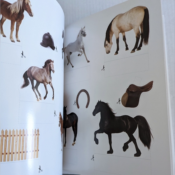 I Love Horses Activity Book Stickers Mazes Crafts New - Picture 4 of 15